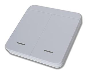 SCHARTEC Wireless Indoor Push-Button for Schartec Garage Door and Gate Openers - Move, Jet, Porte wireless push-button 433.92 MHz (2-Buttons)