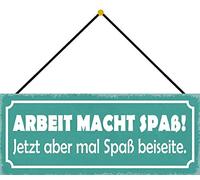 Schatzmix Tin-Plate Sign, Sheet metal, Multicoloured, 27x10 cm