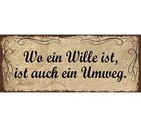 Schatzmix Tin-Plate Sign, Sheet metal, Multicoloured, 27x10 cm