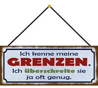 Schatzmix Tin-Plate Sign, Sheet metal, Multicoloured, 27x10 cm