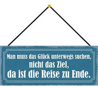 Schatzmix Tin-Plate Sign, Sheet metal, Multicoloured, 27x10 cm