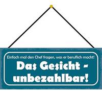 Schatzmix Tin-Plate Sign, Sheet metal, Multicoloured, 27x10 cm