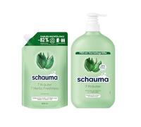 Schauma 7 Herbal Shampoo Refill Pack (1 x 800 ml) for Normal to Fast Greasy Hair - Gives the Hair Structure a Light Freshness (1 x 750 ml)