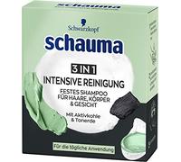 Schauma S60I1 Solid Shampoo for Hair, Body & Face 3-in-1 Intensive Cleansing 60 g