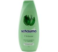 Schauma Shampoo 7 Herbs 1 x 400ml for Normal - Quickly Greasy Hair Vegan