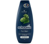 Schauma Shampoo for Men 1 x 400ml for Every Day - New Formula - with Hops