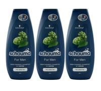 Schauma Shampoo for Men 1 x 400ml for Every Day - New Formula - with Hops