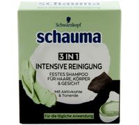 Schauma S60I1 Solid Shampoo for Hair, Body & Face 3-in-1 Intensive Cleansing 60 g