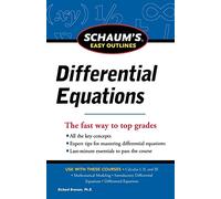 Schaum's Easy Outline of Differential Equations, Revised Edition