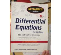 Schaum's Outline of Differential Equations, 3ed