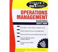 Schaum's Outline of Operations Management (SCHAUMS' BUSINESS ECONOMICS)