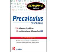 Schaum's Outline of Precalculus, 3rd Edition: 738 Solved Problems + 30 Videos (Schaum's Outlines)
