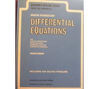 schaum's outline series theory and problems of modern introductory differential equations