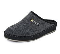 SCHAWOS Men’s Felt Slipper 6030 - Unlined House Shoe for Year-Round Comfort, Breathable & Non-Slip (Grey, uk_footwear_size_system, adult, men, numeric, medium, numeric_7_point_5)