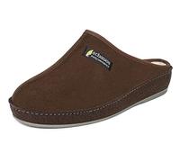 SCHAWOS Men's Felt Slipper 6030 - Warm Wool-Lined House Shoe with Firm Sole (Brown, uk_footwear_size_system, adult, men, numeric, medium, numeric_7)