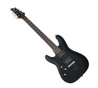 Schecter C-6 Deluxe Left Handed Electric Guitar Satin Black