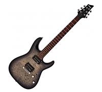 Schecter C-6 Plus Electric Guitar Charcoal Burst