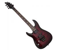 Schecter Omen Elite-6 FR Left Handed Black Cherry Burst