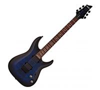 Schecter Omen Elite-6 See-Thru Blue Burst