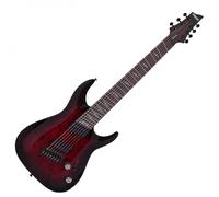 Schecter Omen Elite-7 MS 7 String Black Cherry Burst