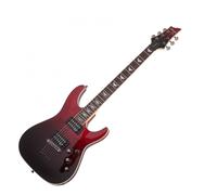 Schecter Omen Extreme-6 Black Red Fade