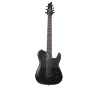 Schecter PT-7 Multiscale Black Ops, Satin Black Open Pore - Electric Guitar