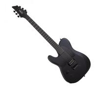 Schecter PT Black Ops Left Handed Satin Black Open Pore
