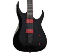 Schecter Sunset-6 Red Dawn Electric Guitar - Gloss Black