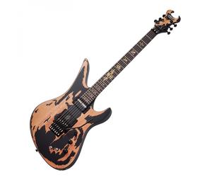 Schecter Synyster Gates Custom S Distressed Satin Black