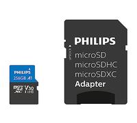 Philips Micro Sdxc 256gb Class 10 Uhs-i U3 Memory Card With Adapter
