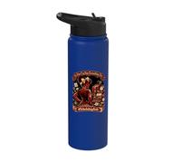 Schedule Aide Funny Glasses Afro African American Black Girl Stainless Steel Insulated Water Bottle