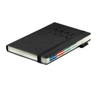 Schedule Book - 2026 Scheduling Book with Strap | A5 English Notebook Vertical Stripes Journal for Fitness Academic Business Trips Daily Home Travel School Student Meetings Commute Work
