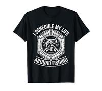 Schedule My Life Around Fishing Not Deadlines T-Shirt