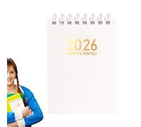 Schedule Planner | 2026 Ringed Notebook,Pocket Size Soft A7 Coil Workbook for Field Notes Meetings School College Law Classroom