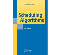 Scheduling Algorithms.by Brucker New 9783540695158 Fast Free Shipping<|