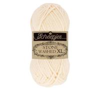 Scheepjes 1665-861 Stone Washed XL Cotton Yarn, 861 Pink Quartzite, 1 x 50 g