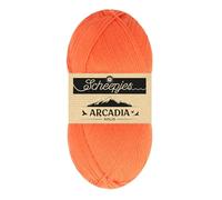 Scheepjes Arcadia Solid 100g - 810 Sunset, Oranje Garens