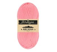 Scheepjes Arcadia Solid 100g - 817 Sunreef, Pink Crochet and Knitting Yarn