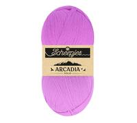Scheepjes Arcadia Solid 1x100g - 813 Lavender Wool and Polyamide Yarn