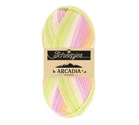Scheepjes Arcadia Striped 100g - 918 Lotus, Purple/Pink/Green Yarn
