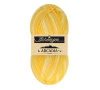 Scheepjes Arcadia Tones 100g - 703 Sahara, Yellow Yarn for Knitting and Crocheting