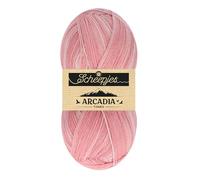 Scheepjes Arcadia Tones 100g - 706 Hillier, Pink Yarn for Crochet & Knit