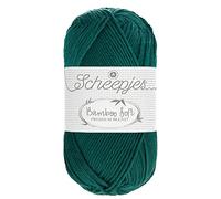 Scheepjes Bamboo Soft 1x50g - 254 Mighty Spruce Green and Blue Yarn for Knitting and Crocheting