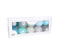 Scheepjes Candy Floss (165m) Colour Pack Yarn - for Knitting or Crocheting Projects, Mercerised Cotton, 1st - Earl Grey, 10 x 20g