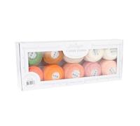 Scheepjes Candy Floss (165m) Colour Pack Yarn - for Knitting or Crocheting Projects, Mercerised Cotton, 1st - Peachy, 10 x 20g