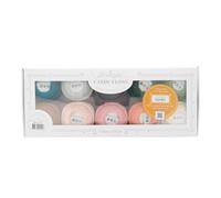 Scheepjes Candy Floss (165m) Colour Pack Yarn - for Knitting or Crocheting Projects, Mercerised Cotton, 1st - Studio Manya, 10 x 20g
