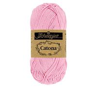 Scheepjes Catona 10g 'Cutie Pie' Yarn | 100% Mercerised Cotton Fingering Weight Yarn for Amigurumi, Crochet & Knitting | EN71-3 Certified (222)