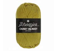 Scheepjes Chunky Monkey Aran Weight Yarn | 100g Ball | Anti-Pilling Acrylic | Soft & Hypoallergenic for Knitting and Crochet Blankets, Toys & Garments (1712 Bumblebee)