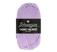 Scheepjes Chunky Monkey Aran Weight Yarn | 100g Ball | Anti-Pilling Acrylic | Soft & Hypoallergenic for Knitting and Crochet Blankets, Toys & Garments (1432 Amethyst)