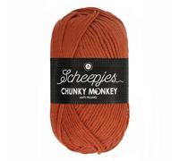 Scheepjes Chunky Monkey Aran Weight Yarn | 100g Ball | Anti-Pilling Acrylic | Soft & Hypoallergenic for Knitting and Crochet Blankets, Toys & Garments (1723 Flame)